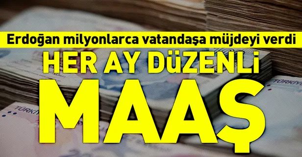 Cumhurbaşkanı Erdoğan yaşlı aylığı konusunda müjdeyi verdi