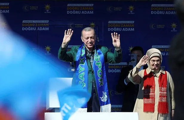Başkan Erdoğan'dan AK Parti Rize mitinginde önemli açıklamalar-9