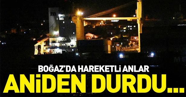 Çanakkale Boğazı'nda hareketli dakikalar