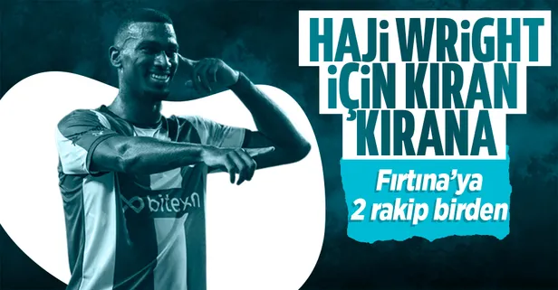 Trabzonspor'dan Haji Wright için kıran kırana mücadele! Danimarka kulübünden açıklama geldi