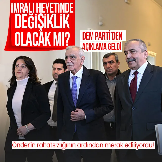 Sırrı Süreyya Önderin sağlık durumu nasıl? İmralı heyetinde başka isim mi olacak? DEM Partiden açıklama