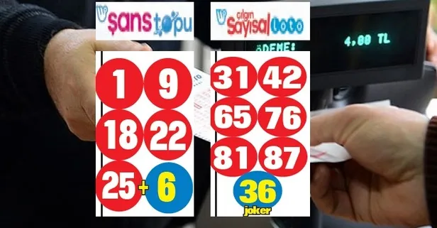 Sayısal Loto ve Şans Topu'nda büyük ikramiye devretti