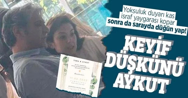 ’Yoksulluk’ duyarı kasan CHP’li Aykut Erdoğdu’nun CHP’li Tuba Torun ile sarayda düğün yapacağı ortaya çıktı!