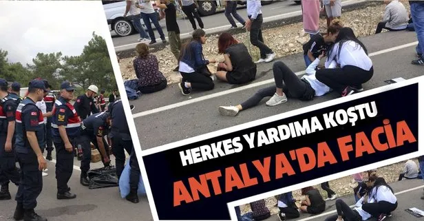 Antalya’da feci kaza! Ölü ve yaralılar var
