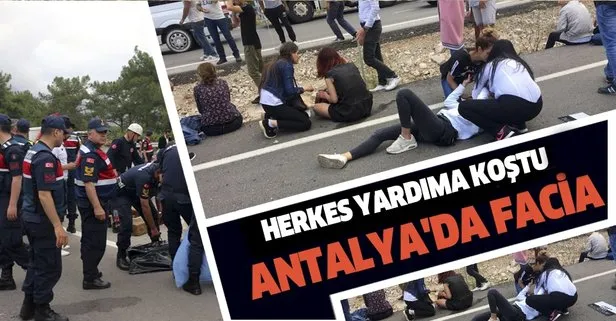 Antalya'da feci kaza! Ölü ve yaralılar var
