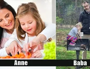 İşte bir baba ile anne arasındaki en komik farklar