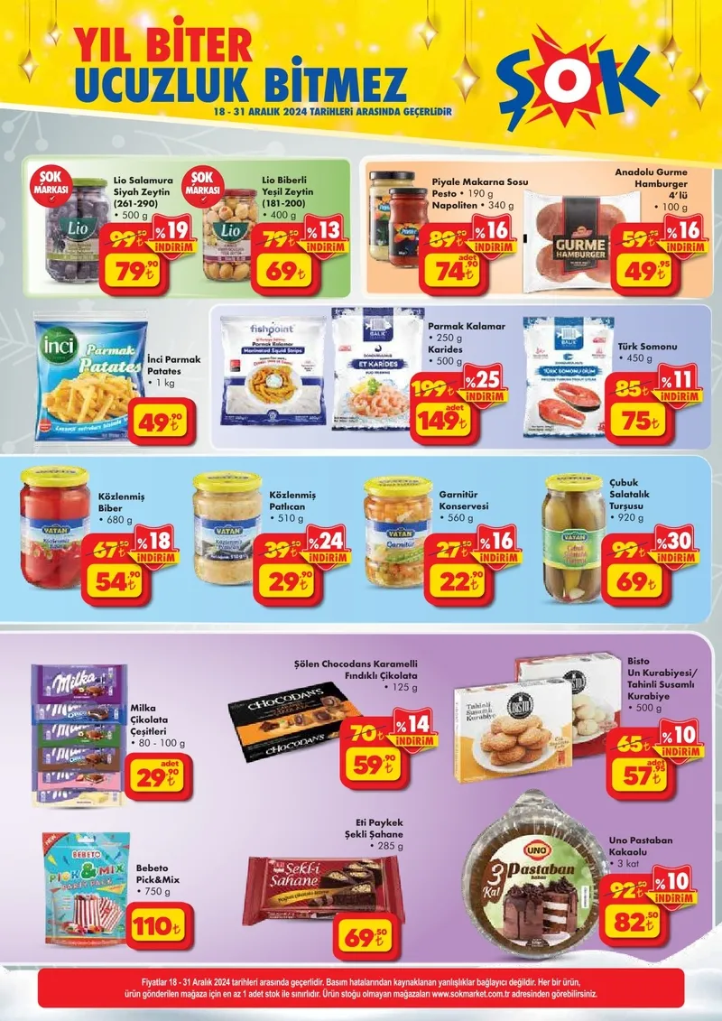 ŞOK 23-28 Aralık 2024 Aktüel Ürünler Kataloğu: Yılbaşına özel indirim üstüne indirim! Dekor, giyim, çeyiz, hindi, sucuk, kuruyemiş...-8