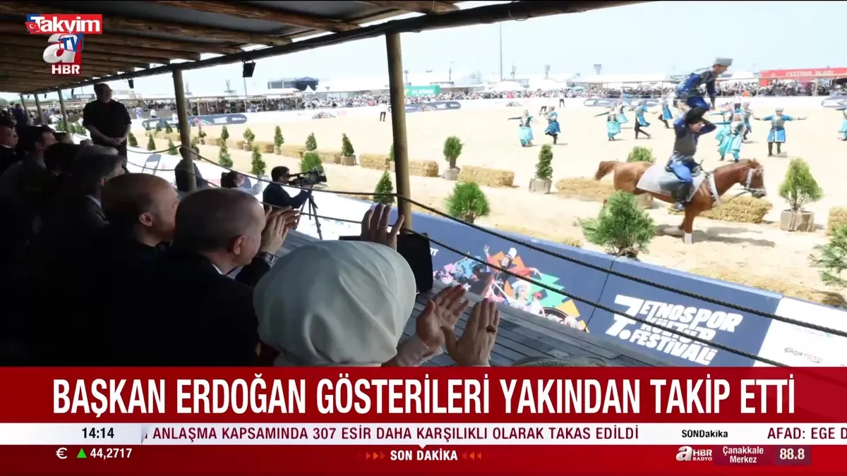 Başkan Erdoğan'dan Etnospor'a ziyaret!