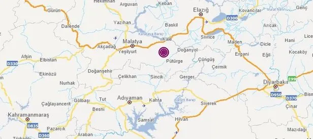 Malatya’da 3,7 büyüklüğünde deprem