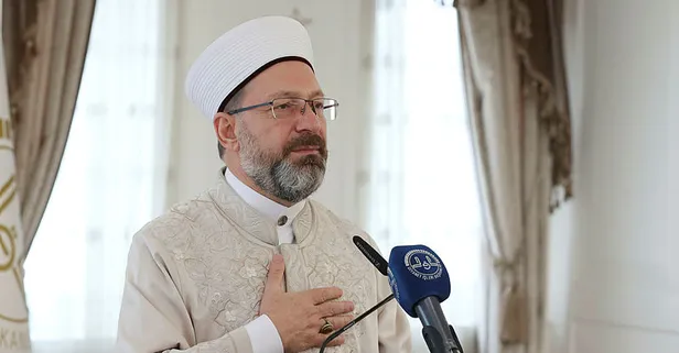 Diyanet İşleri Başkanı Ali Erbaş'tan din görevlilerine telkin: Batı'da İslamofobik olaylar artmakta, onlara İslam'ı doğru tanıtmaya çalışmalıyız