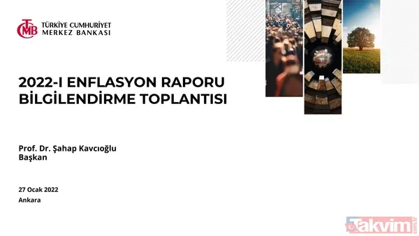 SON DAKİKA: Türkiye Cumhuriyet Merkez Bankası 2022 yılı enflasyon tahmini açıkladı! Yüzde 23,2 - 1