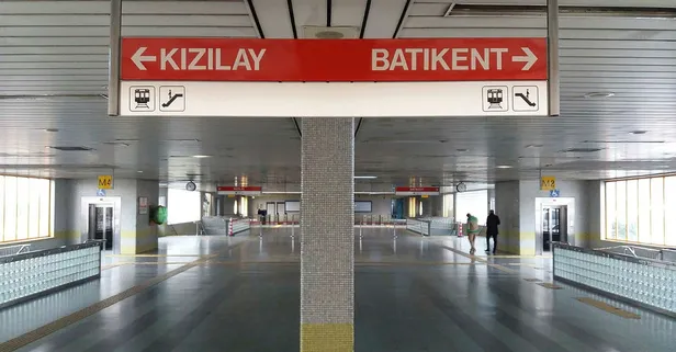 Ankara'da metrosunda intihar