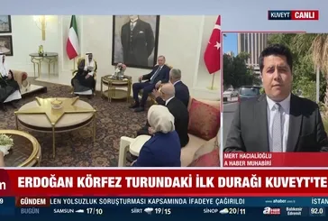 Başkan Erdoğan'ın uçağı Kuveyt'e indi