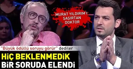 Kim Milyoner Olmak İster'de yarışan doktoru yanıltan soru!