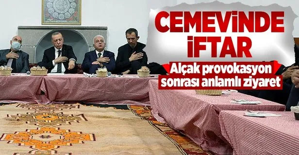 Başkan Recep Tayyip Erdoğan’dan Alevi Dedeleri ve akademisyenlerle cemevinde iftar! İlk kareler geldi...