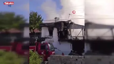 Burdur'da acı olay! Yaşlı çift çıkan yangında hayatını kaybetti