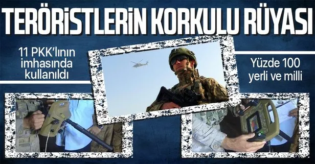 Ağrı’da 11 PKK’lının paketlenmesini sağlayan TSK’nın yerli ve milli envanterini A Haber görüntüledi