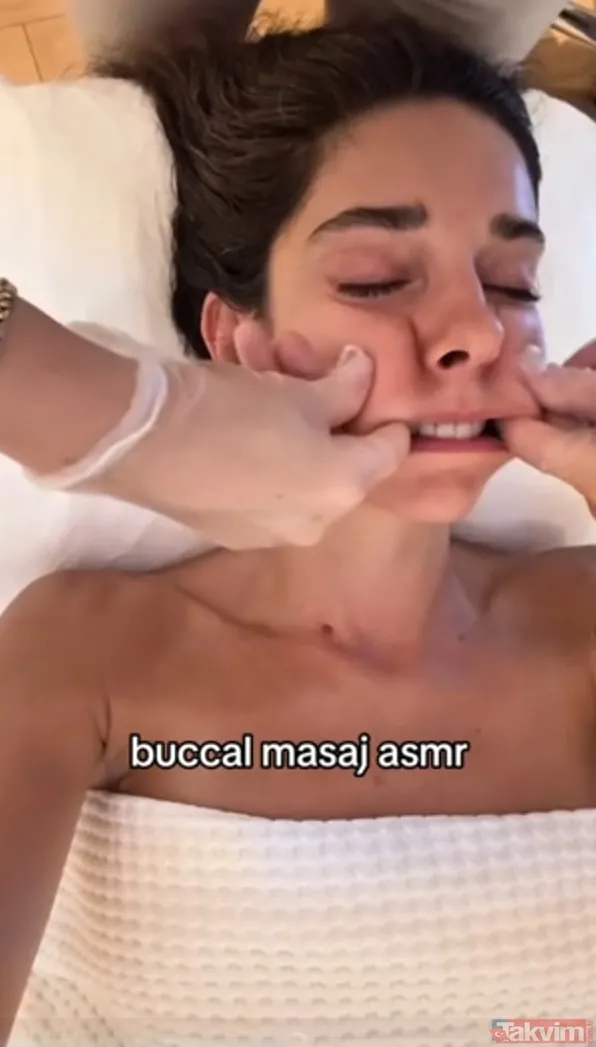 Elvin Levinler ağzının içine masaj yaptırdığı anları takipçileriyle paylaştı - 8