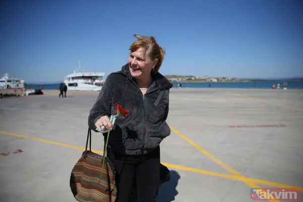 Midilli Adası'ndan Ayvalık'a 25 ay sonra ilk turist kafilesi geldi - 1