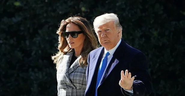 Donald Trump ve Melania Trump Beyaz Saray’dan ayrıldıktan sonra ilk kez birlikte görüntülendi