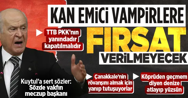 MHP lideri Devlet Bahçeli'den HDP'ye korsan Nevruz tepkisi: Kan içici vampirlere fırsat verilmeyecektir