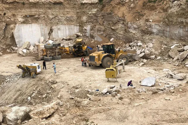 Denizli'de bulunan mermer ocağında feci ölüm!