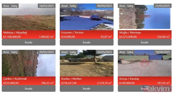 1 dönüm arsa 83 bin liraya satışta! Milli Emlak onlarca ilde arazi satıyor! - 4