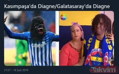 Mbaye Diagne’nin Galatasaray - Benfica maçında sergilediği kötü performans sosyal medyayı salladı!