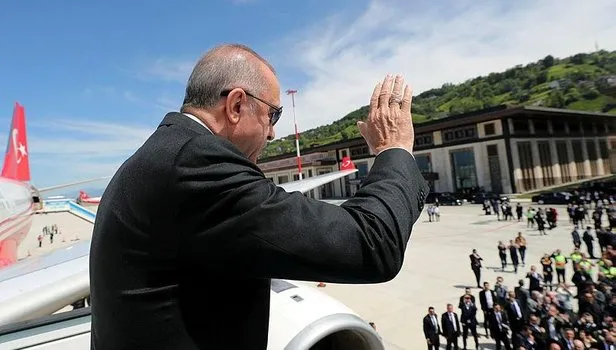 Rize-Artvin Havalimanı Başkan Erdoğan'ın katılımıyla milletin hizmetinde! Dünyada 5 Türkiye'de 2 tane...