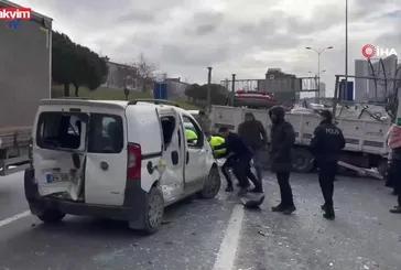 TEM Bağlantı Yolu’nda feci kaza: 8 yaralı