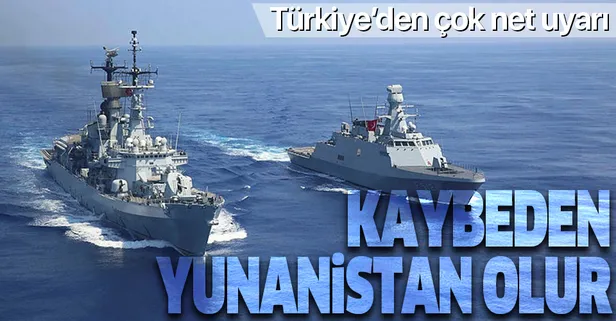 Bakan Çavuşoğlu'ndan çok net uyarı: Kaybeden Yunanistan olur