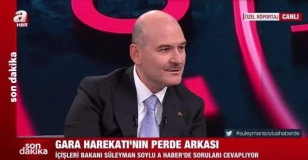 İçişleri Bakanı Süleyman Soylu A Haber’de konuştu: HDP terör örgütü PKK’nın partisidir
