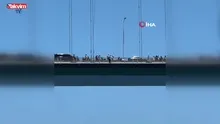 Köprüde intihar kamerada!
