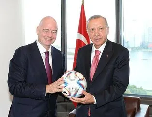 Başkan Erdoğan FIFA Başkanı Infantino ile görüştü
