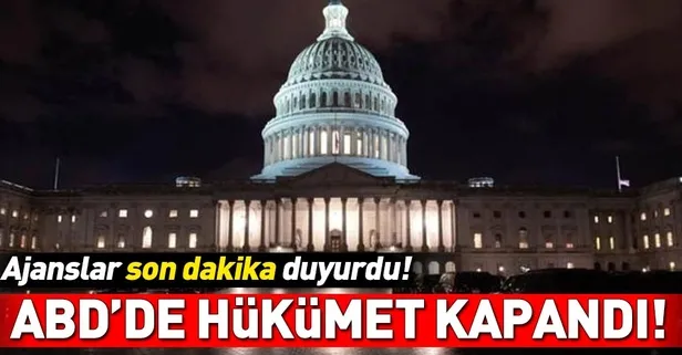Son dakika: ABD'de federal hükümet kapandı (Federal hükümetin kapanması ne anlama geliyor?)