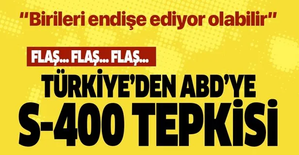 AK Parti'den ABD'ye S-400 tepkisi