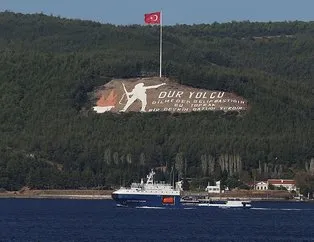 Rus Donanmasına ait deniz yakıt ikmal tankeri, Çanakkale Boğazı’ndan geçti