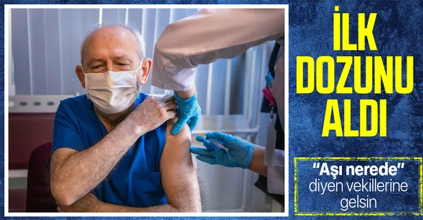 Son dakika: CHP lideri Kemal Kılıçdaroğlu koronavirüs aşısı oldu