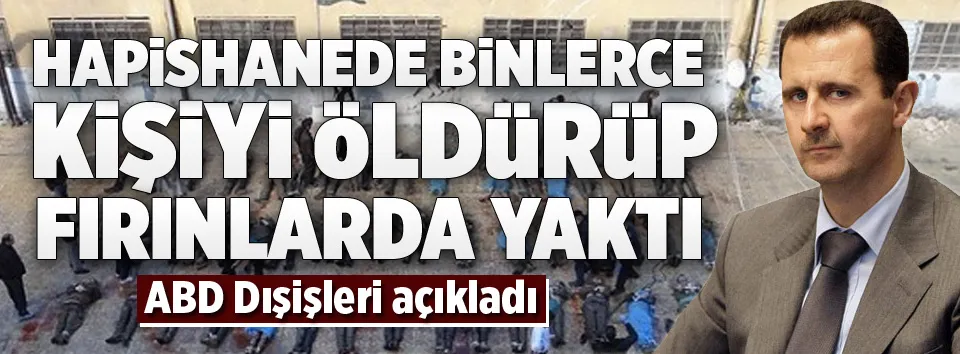 Esed binlerce insanı öldürüp fırınlarda yaktı