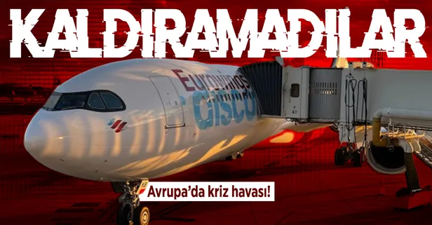 Eurowings pilotlarının iş bırakma eylemi Almanya'da ve İsviçre'de uçuşları durdurdu