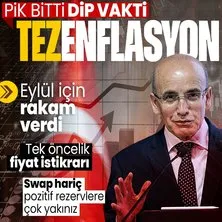 Son dakika: Hazine ve Maliye Bakanı Mehmet Şimşek’ten ’dezenflasyon’ açıklaması! Eylül için rakam verdi