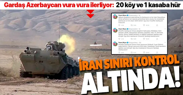 Son dakika: Azerbaycan ordusu 20 köy ve 1 kasabayı daha Ermenistan işgalinden kurtardı
