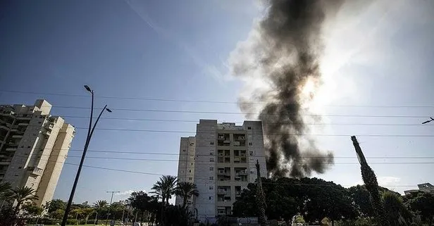 Canlı yayında hareketli dakikalar! Verilen süre doldu Hamas Aşkelon’u bombalıyor