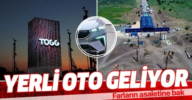Türkiye’nin Otomobili’nin TOGG fabrika inşaatında çalışmalar son sürat devam ediyor
