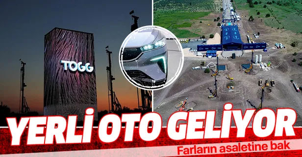 Türkiye'nin Otomobili'nin (TOGG) fabrika inşaatında çalışmalar son sürat devam ediyor