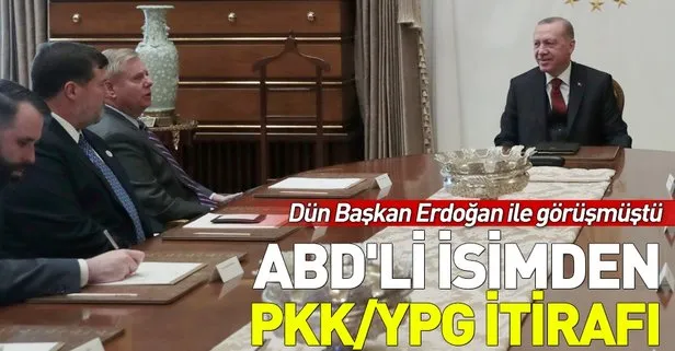 Başbakan Erdoğan ile görüşen ABD’li senatör Lindsey Graham’dan PKK/YPG itirafı