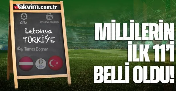 Türkiye’nin 11’i belli oldu!