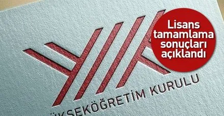 2018 sağlıkta lisans tamamlama sonuçlarını YÖK açıkladı! E-Devlet sorgula