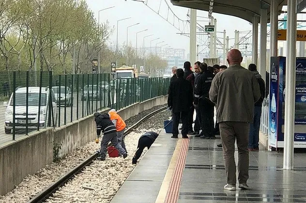 Bursa'da feci olay | Trenin önüne kendini böyle attı