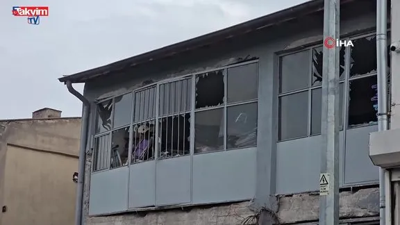 Çelik eşya üretim atölyesinde patlama!